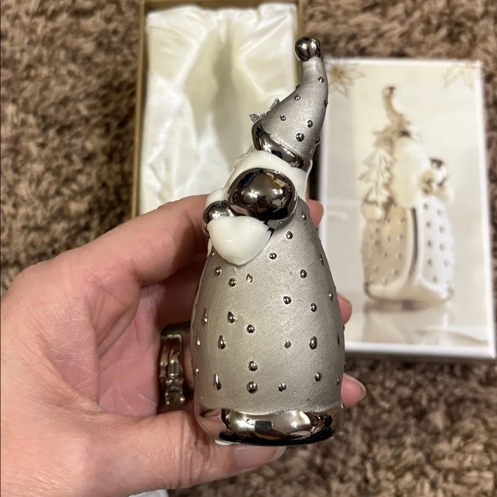 Pier 1 Imports Santa Pere Noel Christmas ceramic figurine.